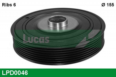 LUCAS ENGINE DRIVE lpd0046 -  Ременный шкив, коленчатый вал
